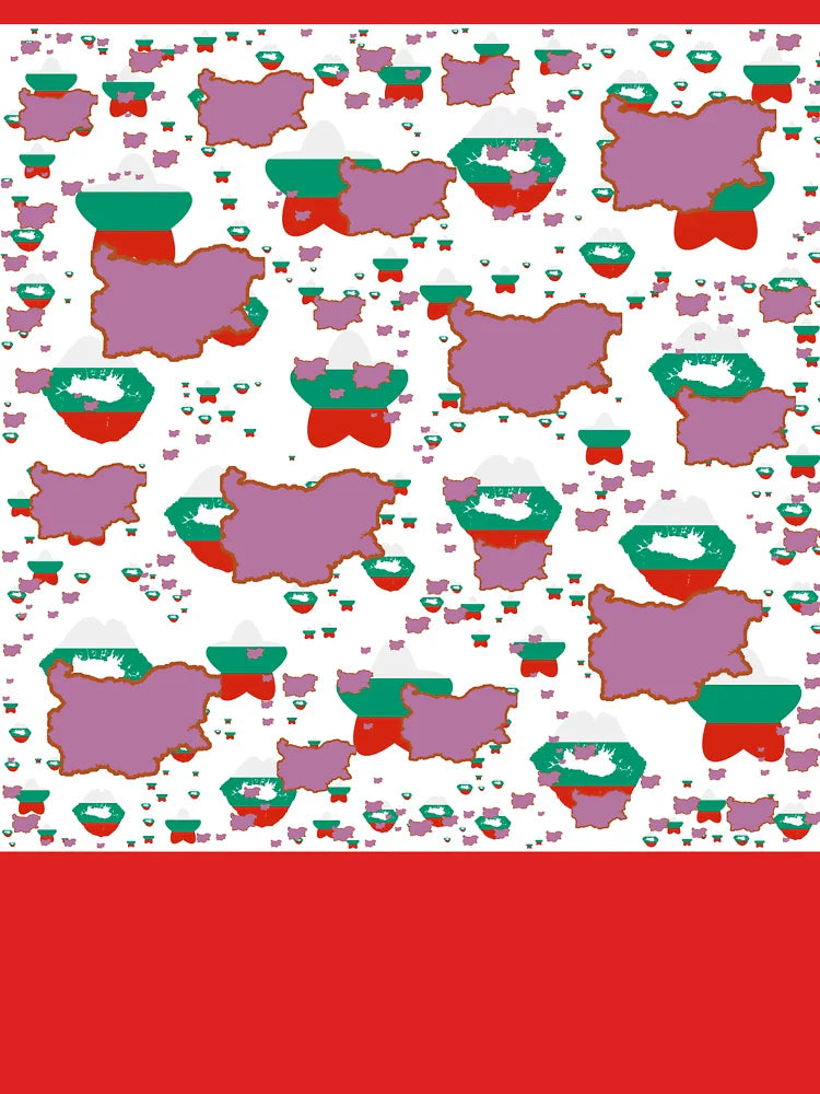 Bulgaria Montage With Country Shape Stars And Flag Overlays, Bulgarie Montage avec superposition de drapeaux et d'étoiles, Bulgaria Montaje con sobreimpresiones de bandera y estrellas en forma de país Classic T-Shirt