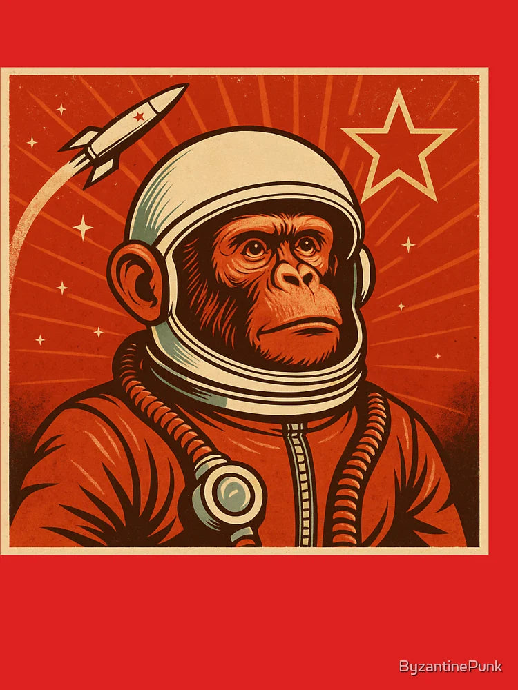 Soviet Space Monkey Classic T-Shirt