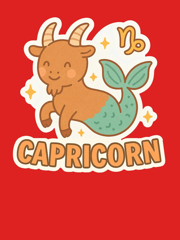 Capricorn Zodiac Sign Sticker – Ambitious, Practical, and Disciplined Capricorn Design Classic T-Shirt