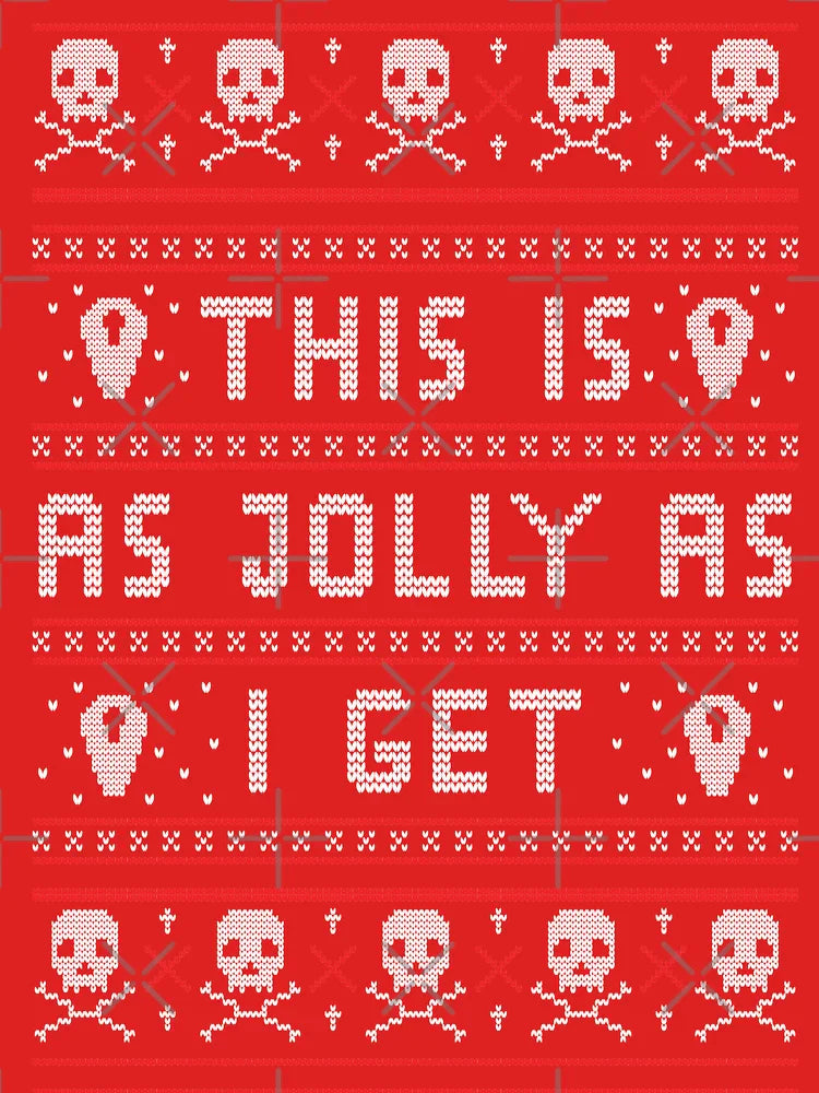 Emo Gothic Ugly Christmas Sweater Classic T-Shirt