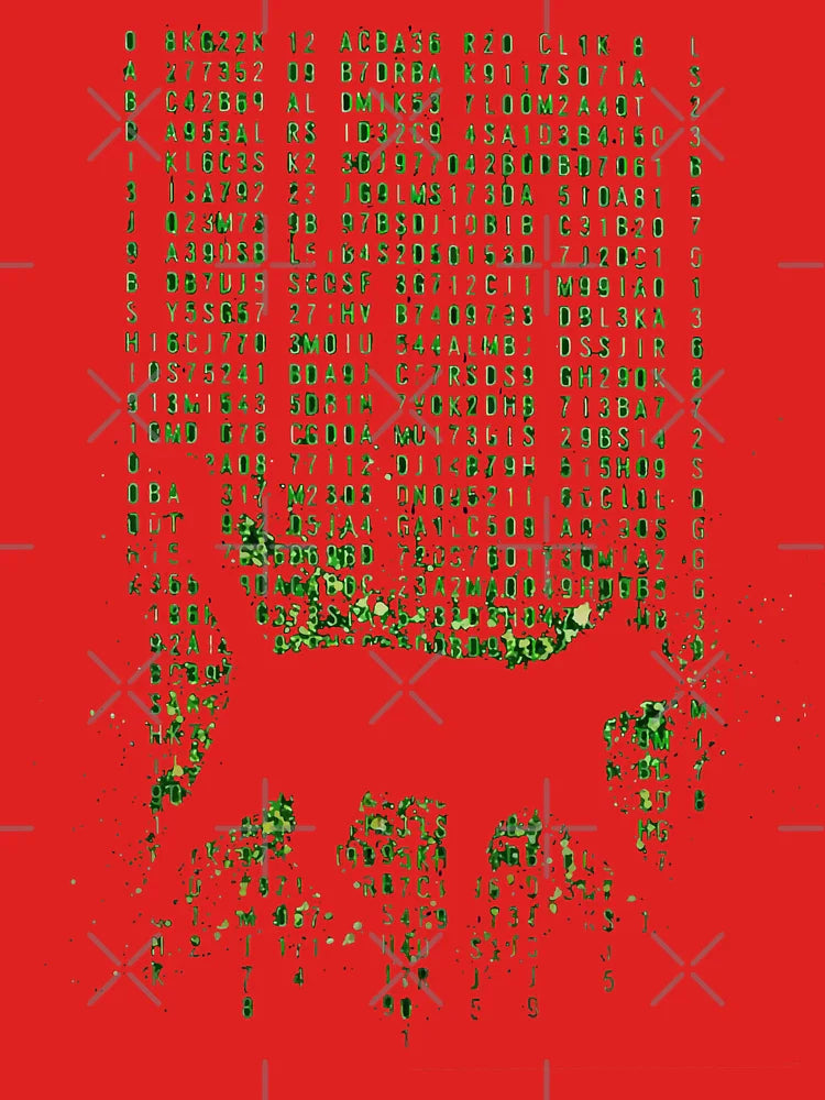 The Matrix Code Background Pattern Classic T-Shirt