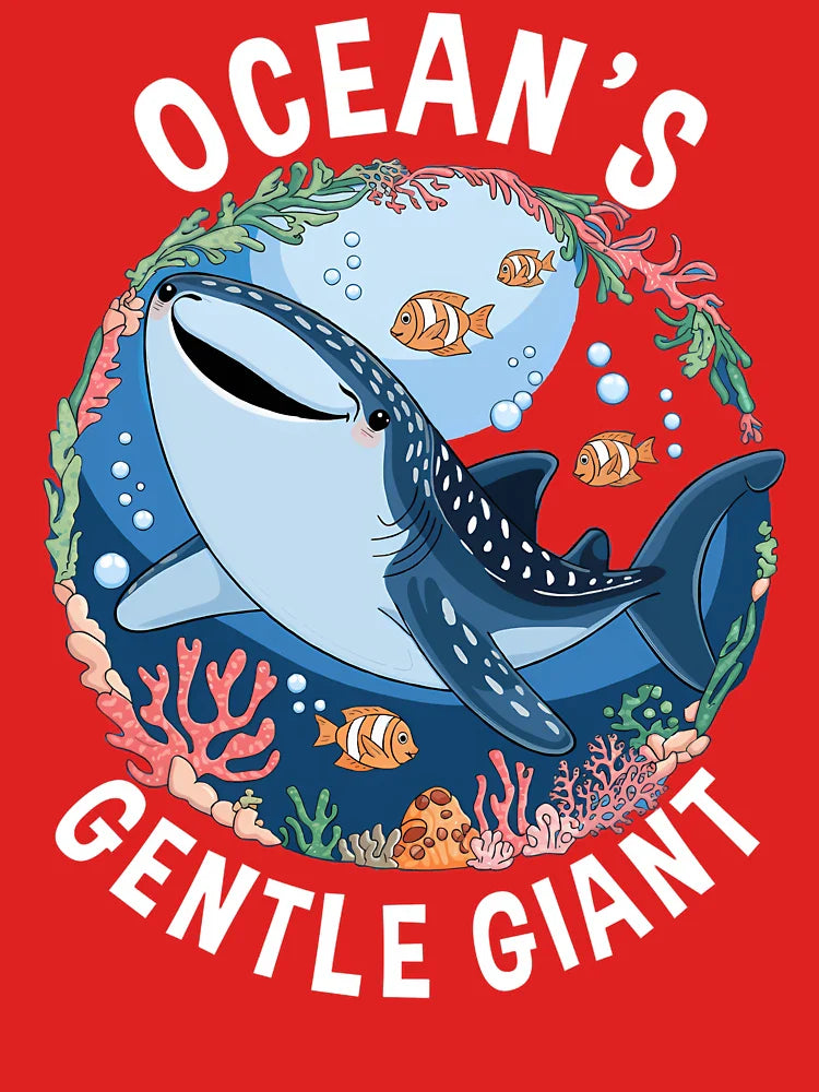 Fish Ocean Gentle Giant Dive Whale Shark  Classic T-Shirt