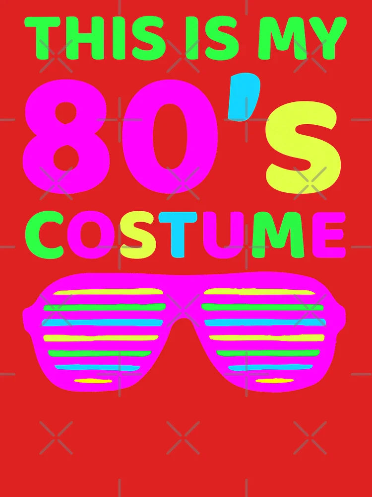 This is my 80's Costume Tee Outfit Gift Eighties Retro Party Classic T-Shirt