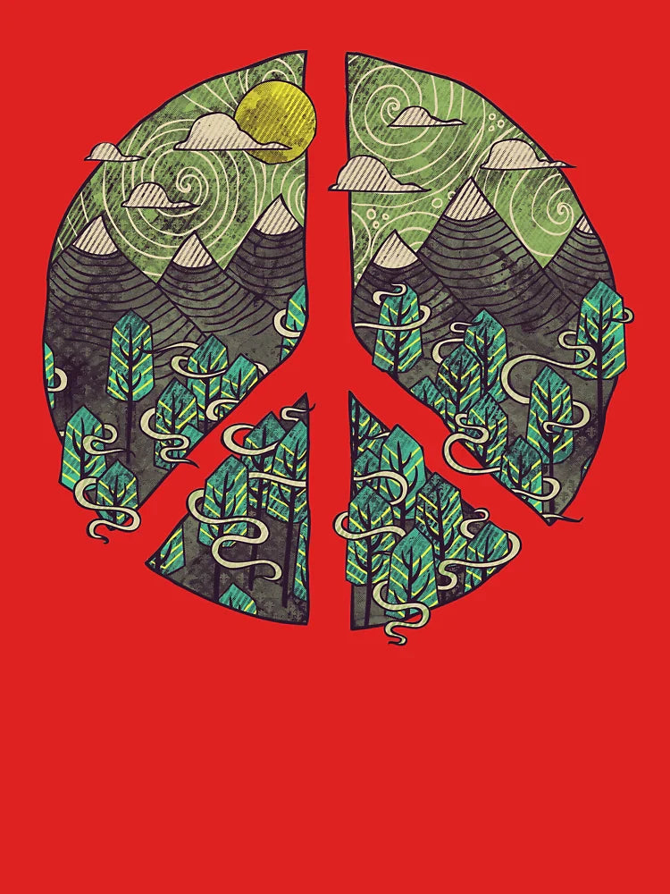 Peaceful Landscape Classic T-Shirt