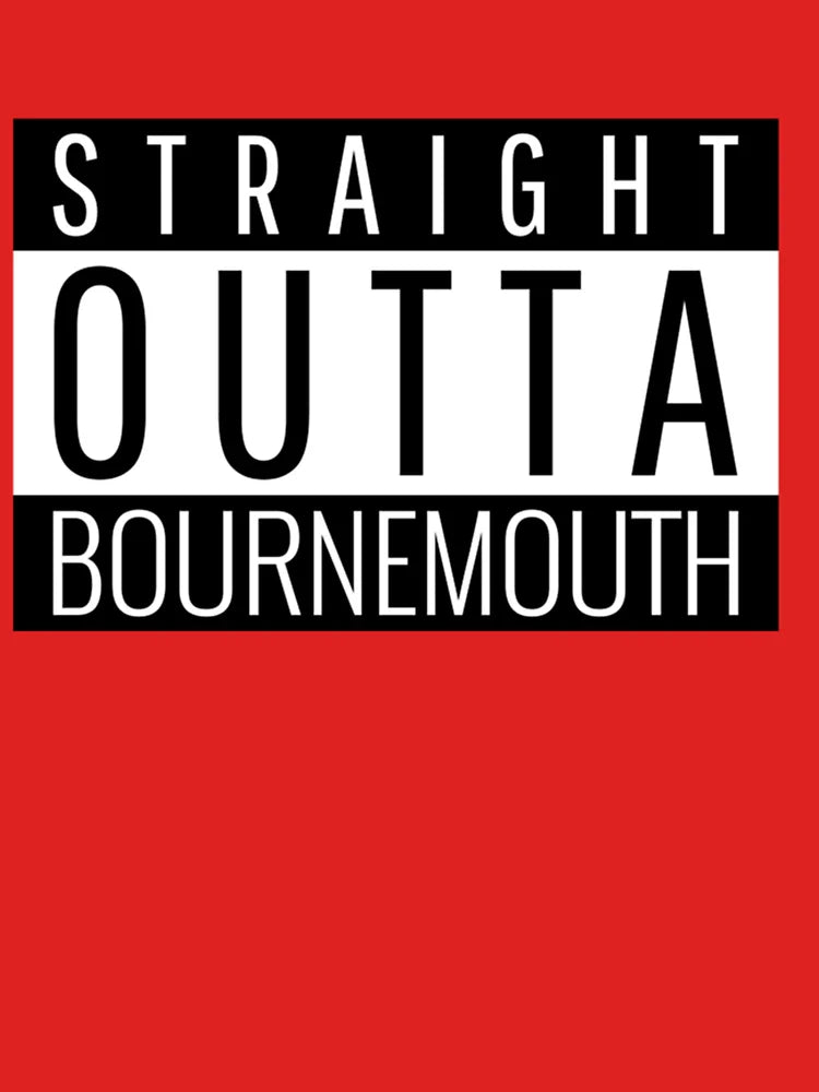 Straight Outta Bournemouth Dorset    Classic T-Shirt