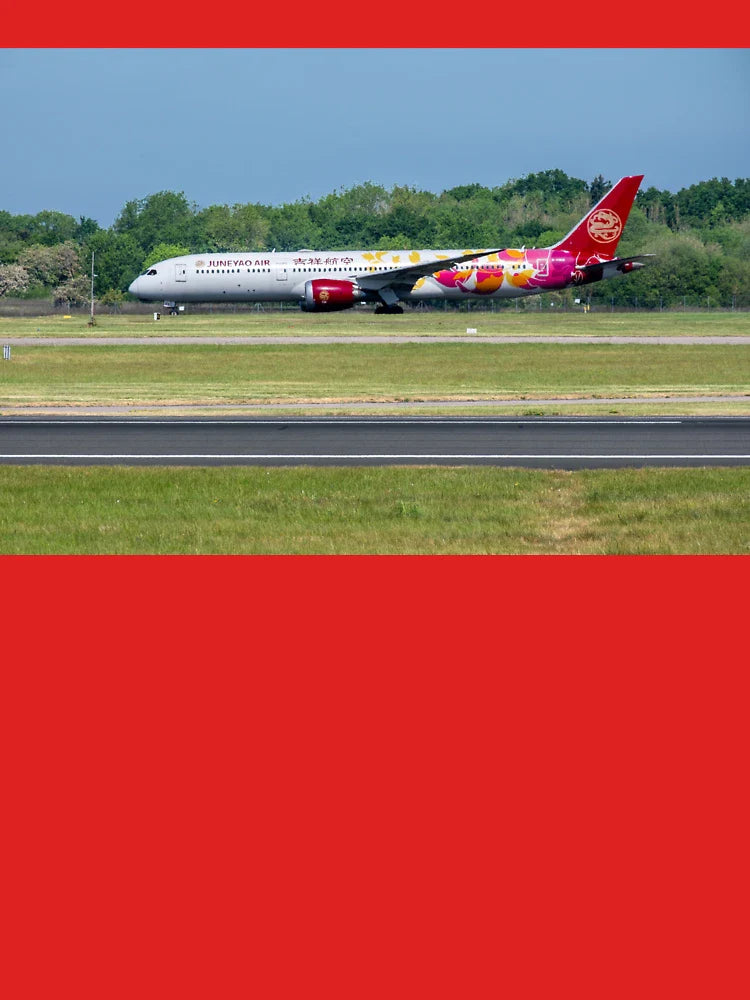 MAN to PVG Juneyao Air Boeing 787-9 Dreamliner Classic T-Shirt