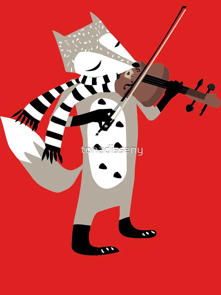 foxy violinist winter Classic T-Shirt