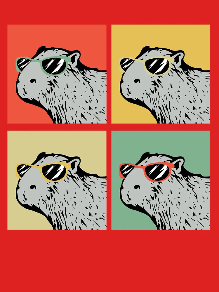 Capybara Retro Animal Lover Vintage Retro Capybara Gear Classic T-Shirt