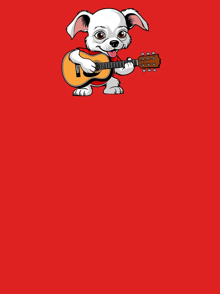 Guitar Pup: The Cutest Rockstar in Town Classic T-Shirt