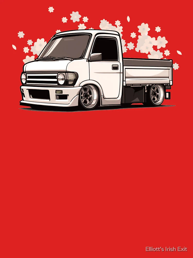 JDM Japanese Mini Truck Kei Truck Cherry Blossoms Classic T-Shirt