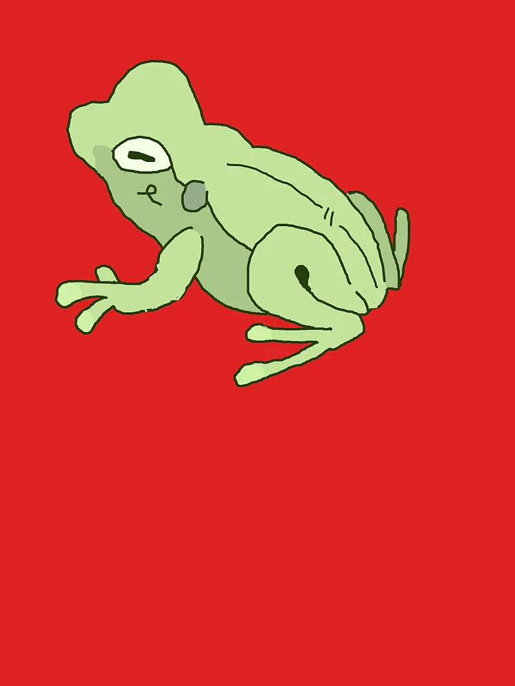 a slightly less bad drawing of a frog on mspaint Classic T-Shirt