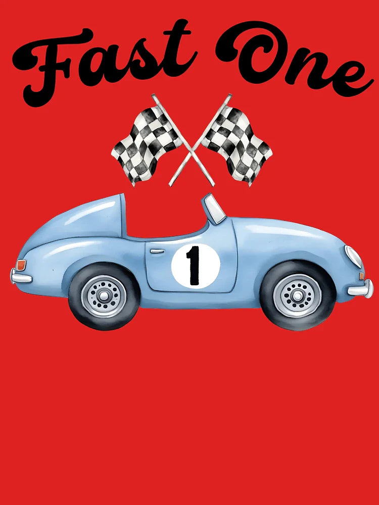 Fast One Racing First Birthday Car Classic T-Shirt