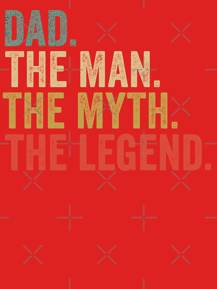 Dad the man the myth the legend retro fathers day  Classic T-Shirt