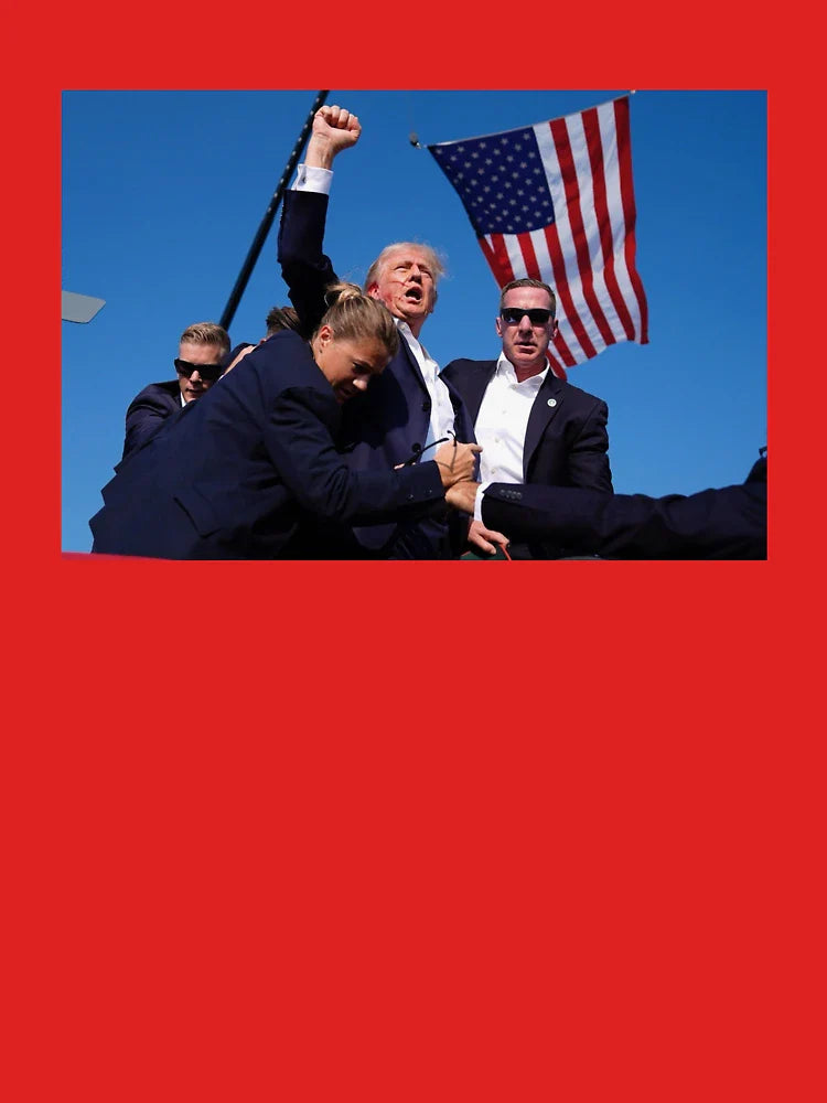 Trump Bloody With Fist Raised Surviving Assassination Attempt Classic T-Shirt