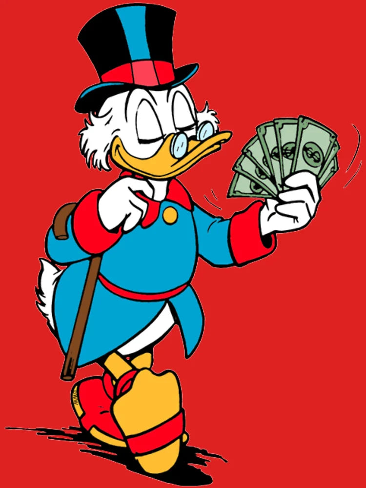 Scrooge McDuck With Money Classic T-Shirt