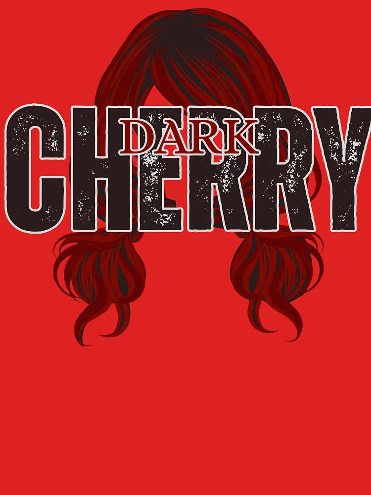 Dark Cherry Trendy Hair Color Design Classic T-Shirt