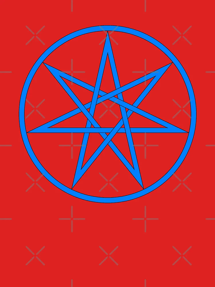 Seven pointed star blue  Classic T-Shirt