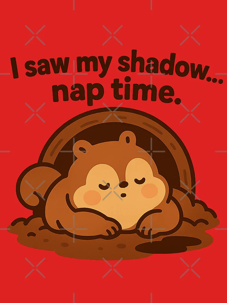 Groundhog Day Squirrel Mole Nap Cozy Animal Art Classic T-Shirt