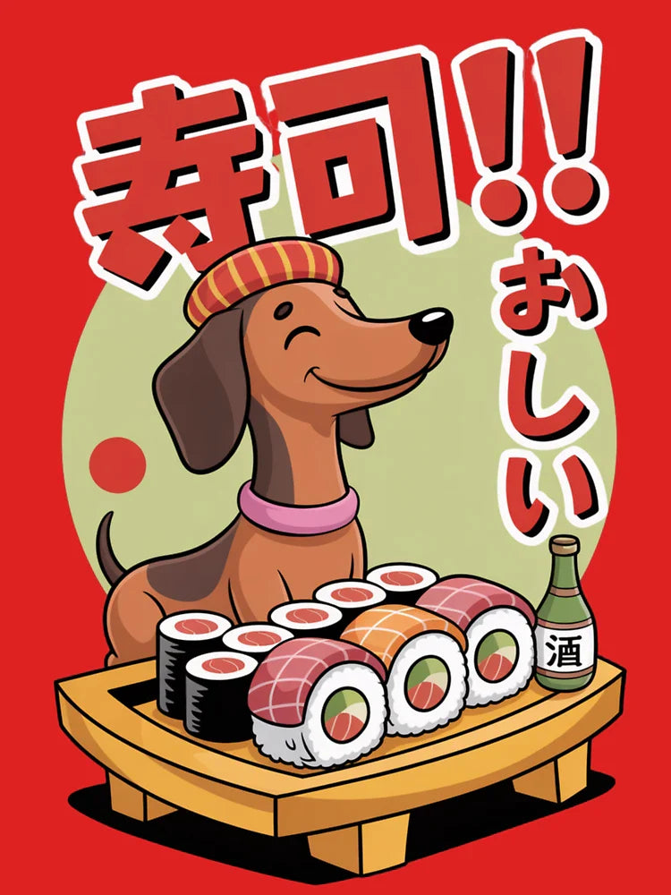 Dachshund Sushi Love Doggo Dog Classic T-Shirt
