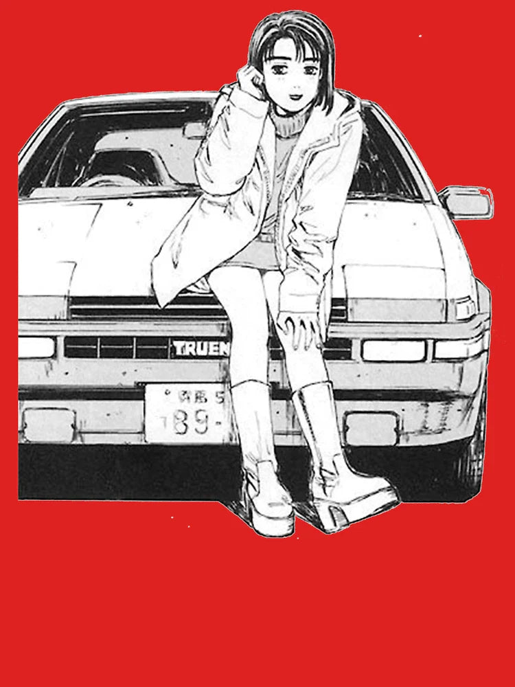 Initial D Natsuki Drift Touge Anime Eurobeat Classic T-Shirt