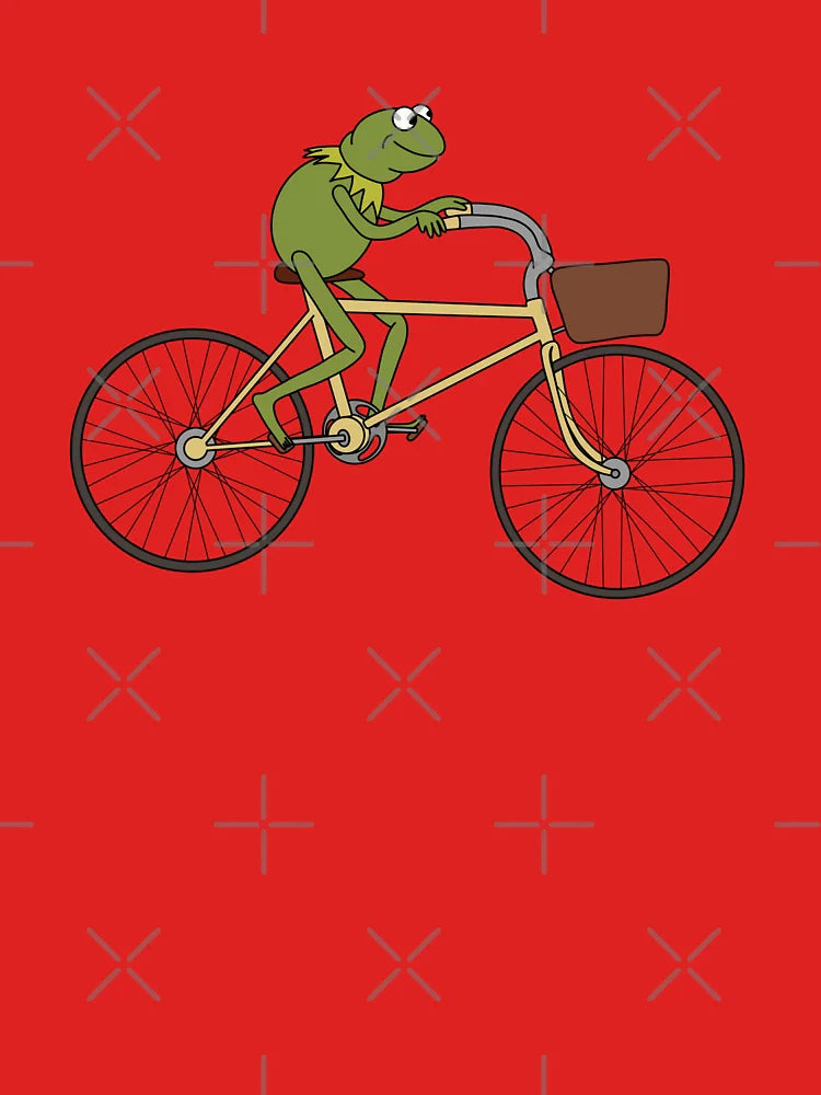 Kermit riding a bike Classic T-Shirt