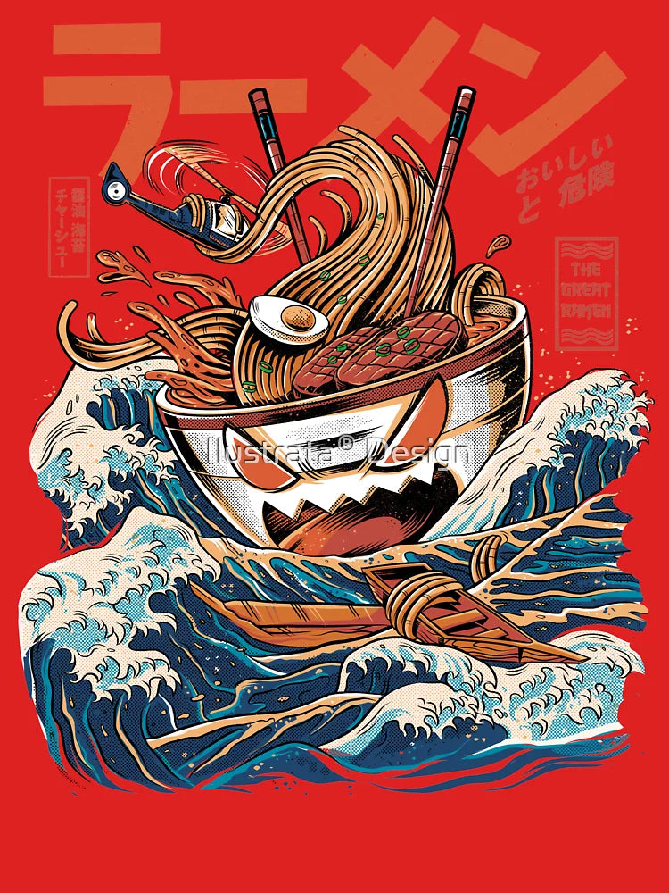 The black Great Ramen Classic T-Shirt