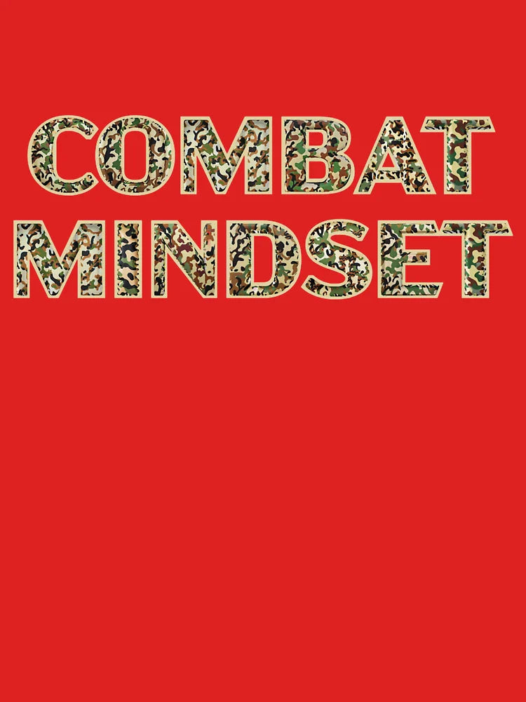 Combat Mindset Text Art Design Classic T-Shirt