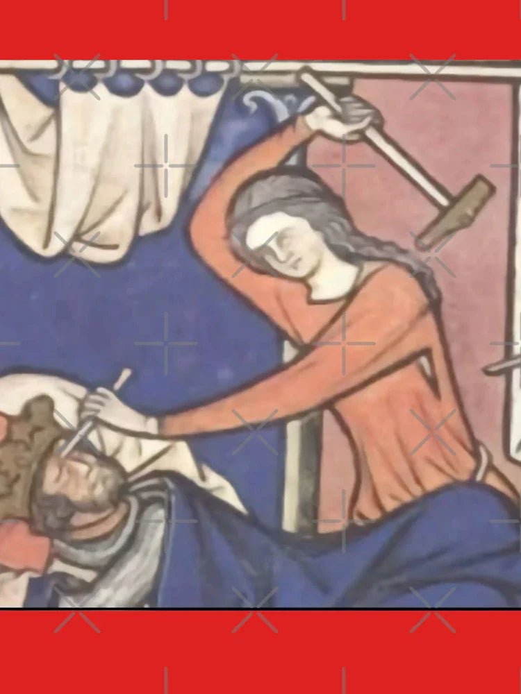 "Don't move, this won't hurt," medieval painting, 9th century AD Classic T-Shirt