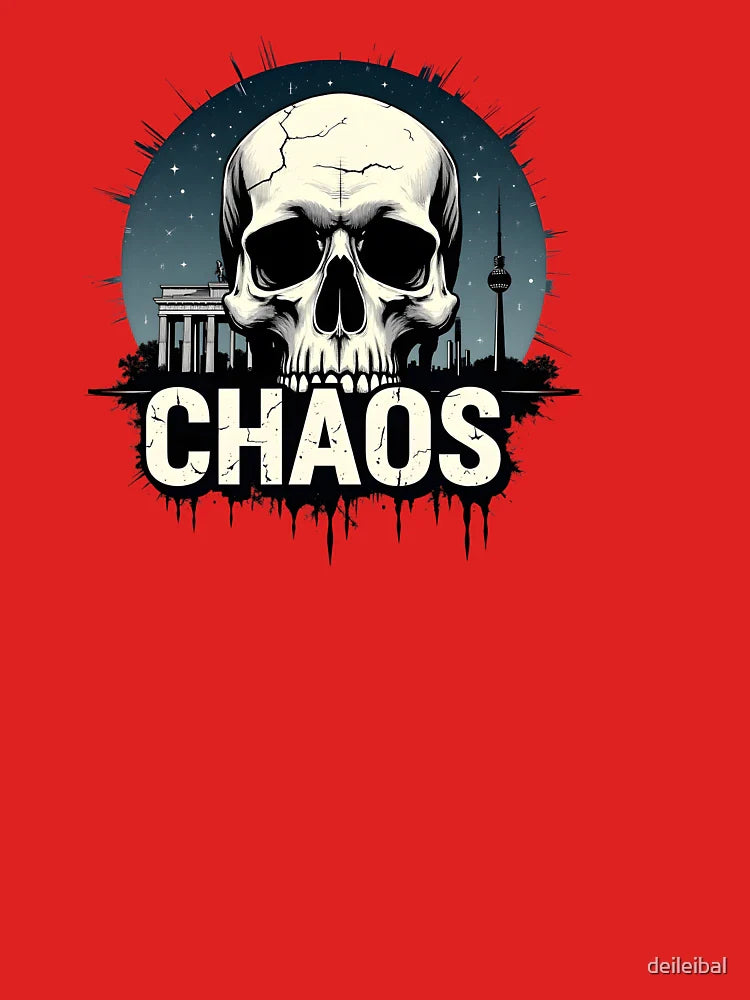 Berlin Chaos Night Skull Classic T-Shirt