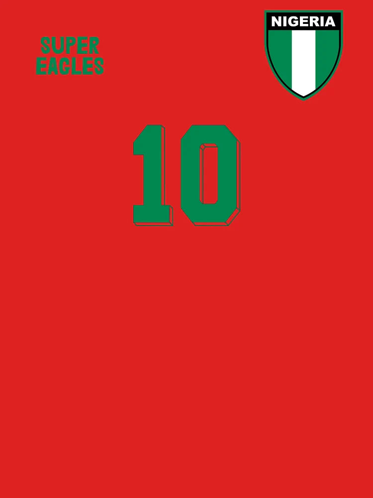 Nigeria Soccer Pride Retro Football Jersey for Fans Classic T-Shirt