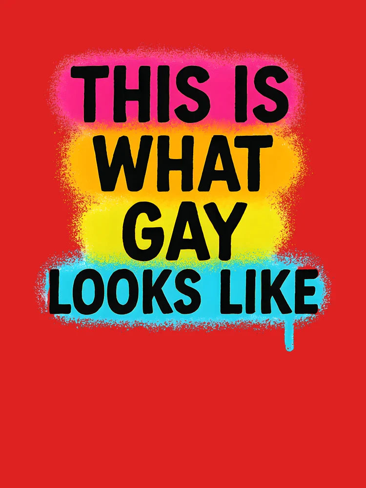 This Is What Gay Looks Like â€“ Bold Pride Art Classic T-Shirt