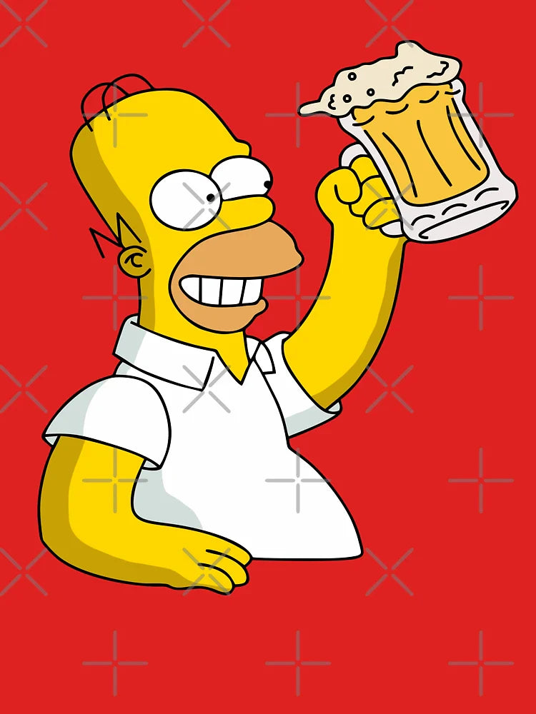 Homer Simpson holding beer duff Classic T-Shirt