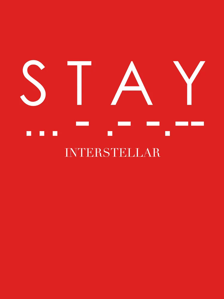 Interstellar - Stay (morse code) Classic T-Shirt