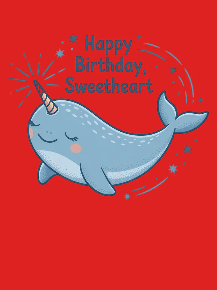 Narwhal Birthday Wish Classic T-Shirt