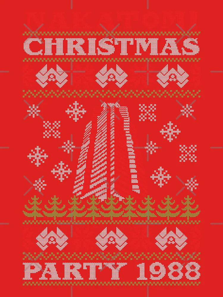 Nakatomi Plaza Christmas Party Knitted  Classic T-Shirt