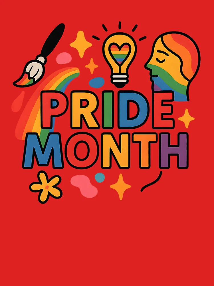 LGBTQ+ Pride Month Art | Rainbow Empowerment & Equality Symbols Classic T-Shirt