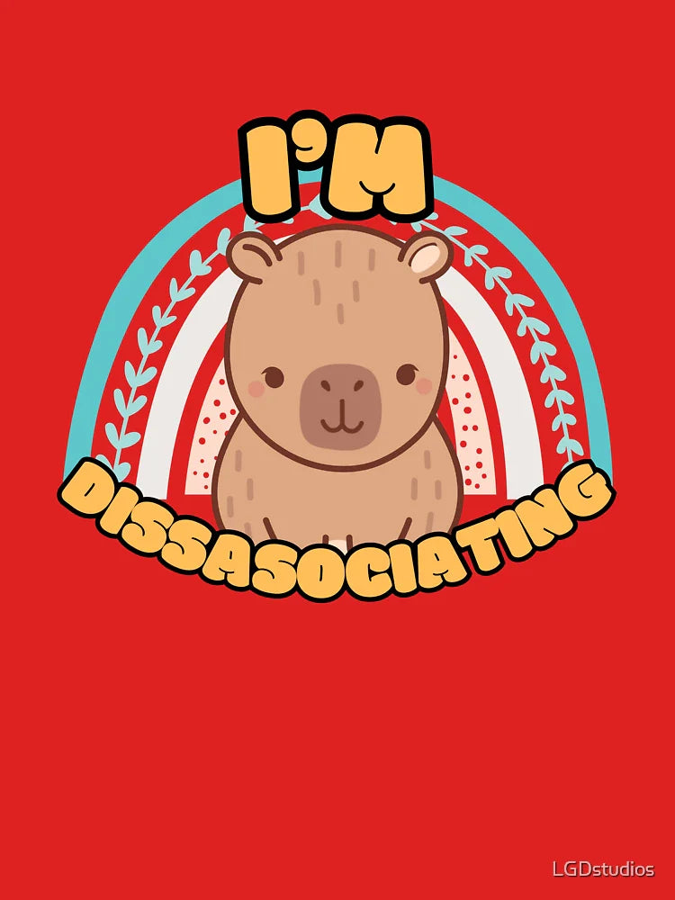 Disassociating Capybara Classic T-Shirt