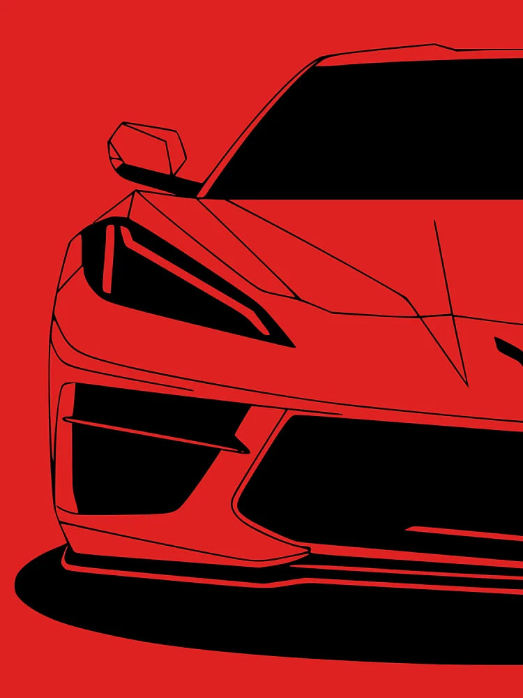 The C8 Corvette - the passenger/rider side. Classic T-Shirt