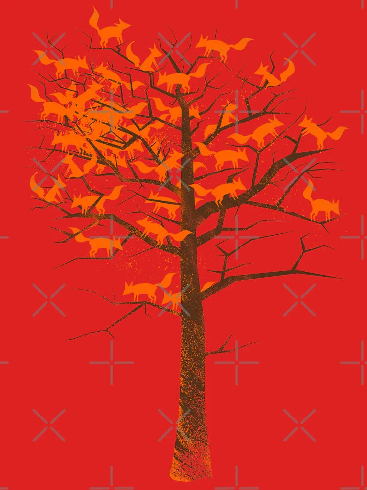 Blazing Fox Tree Classic T-Shirt
