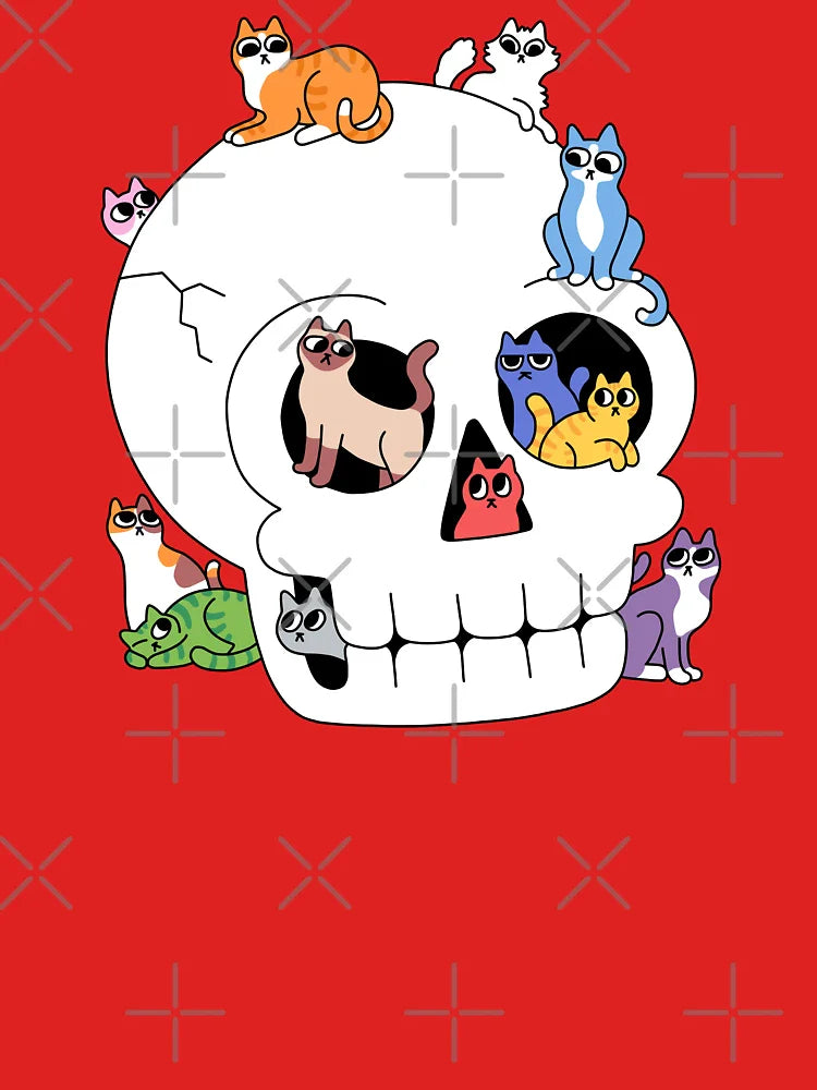 Skull is Full of Cats Classic T-Shirt