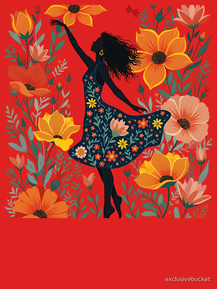 Floral and Free-spirited! Classic T-Shirt