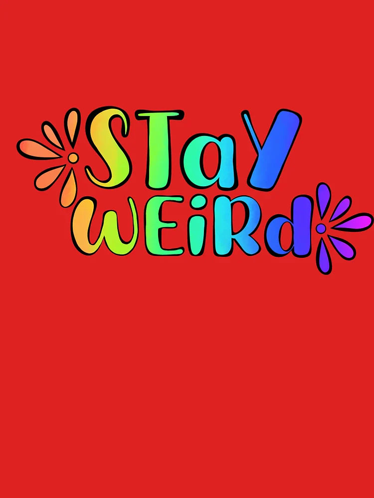 Rainbow Stay Weird Classic T-Shirt