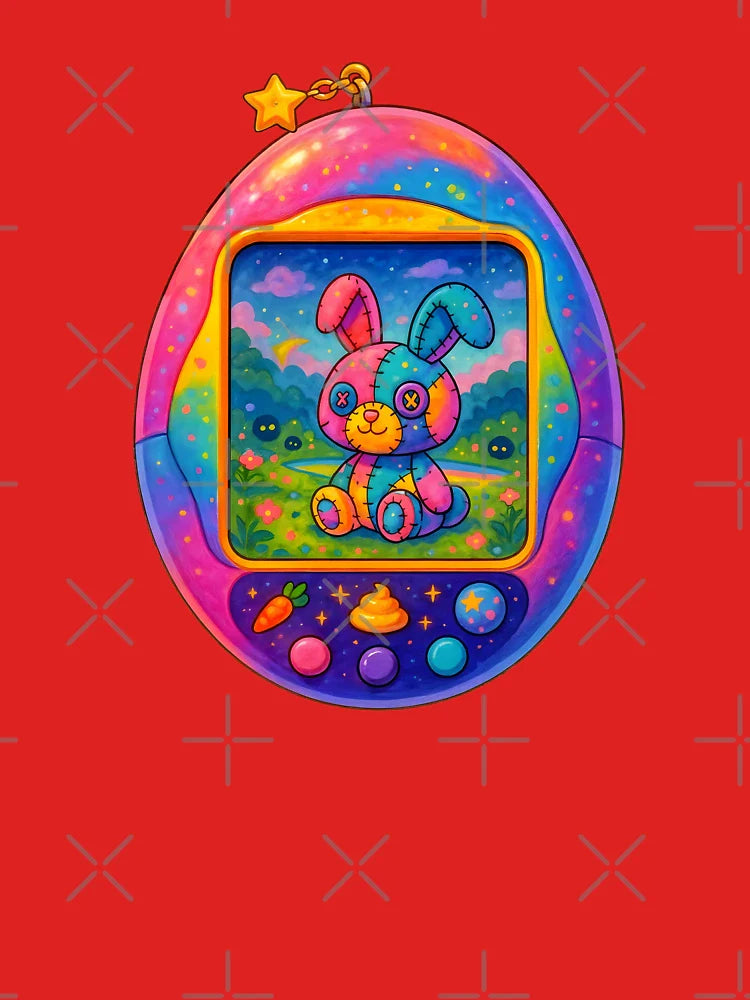 Virtual Pet Patchwork Bunny Classic T-Shirt