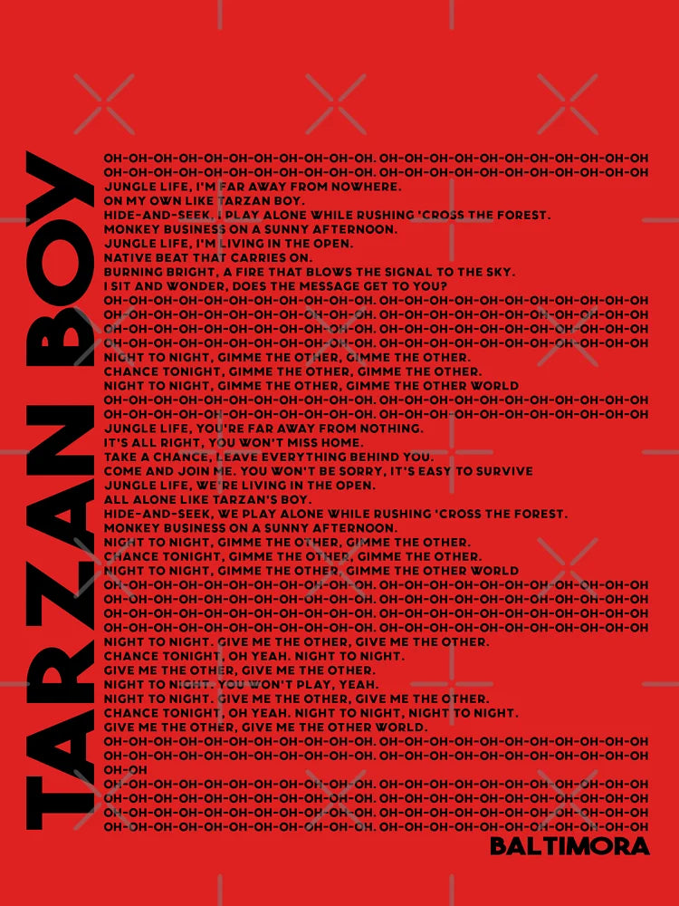 Tarzan Boy Baltimora design Classic T-Shirt