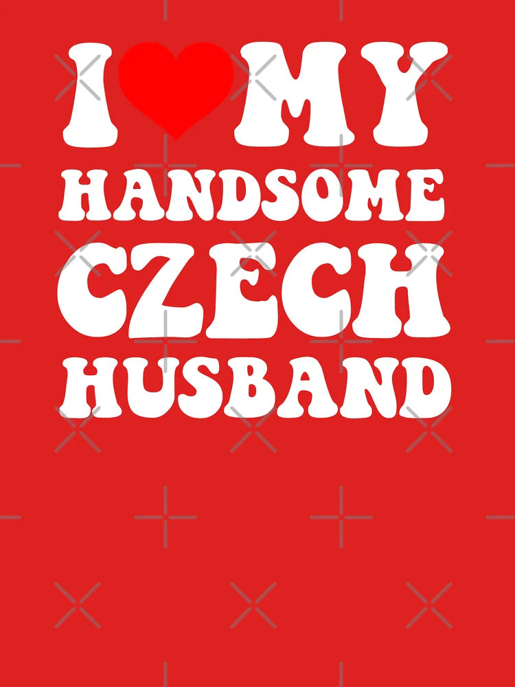 I Heart My Handsome Czech Husband Classic T-Shirt