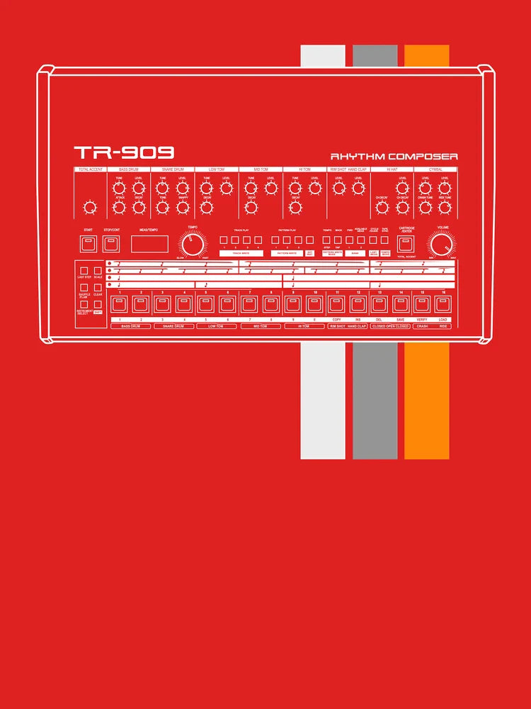 TR 909 Dark Background Classic T-Shirt