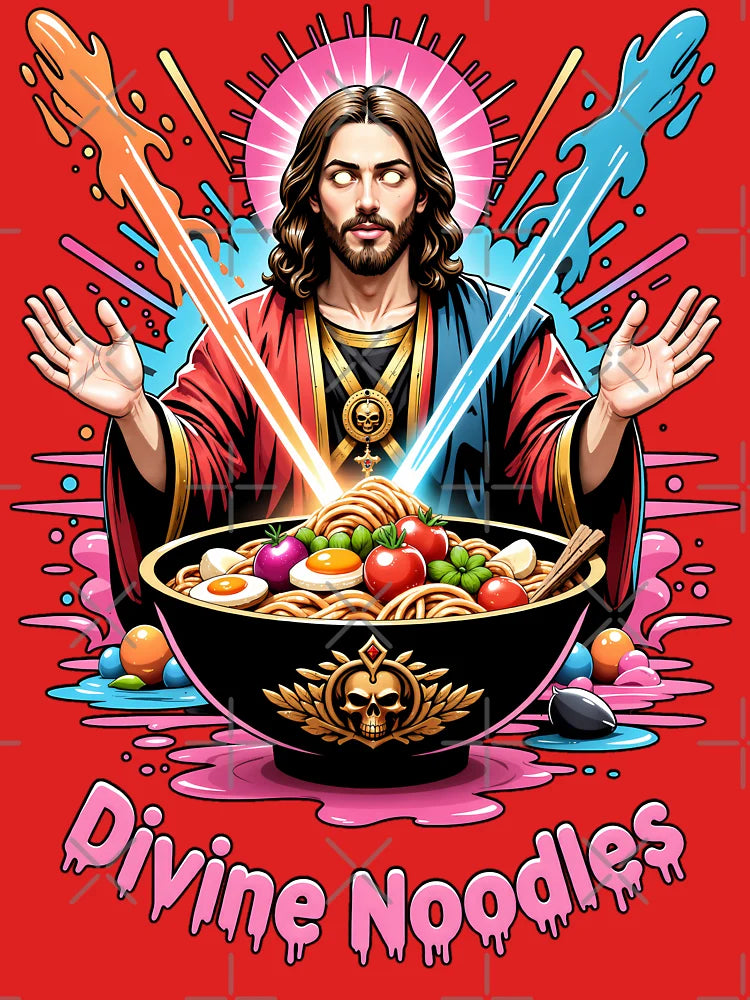 Divine Noodles - The Last Supper Bowl Classic T-Shirt