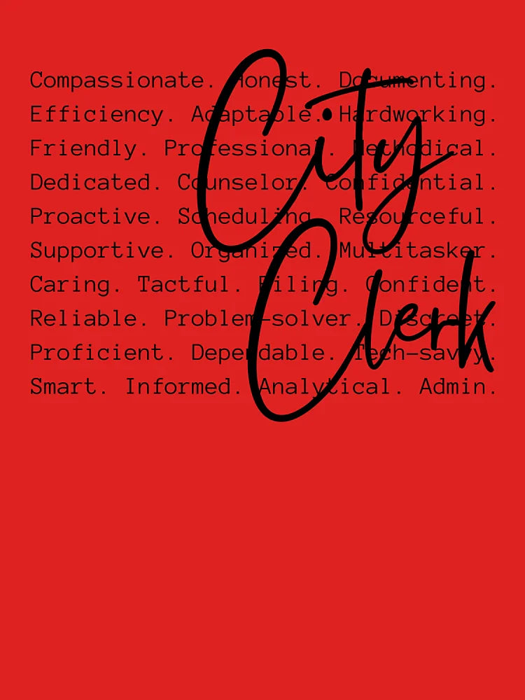 City Clerk in so many words Classic T-Shirt