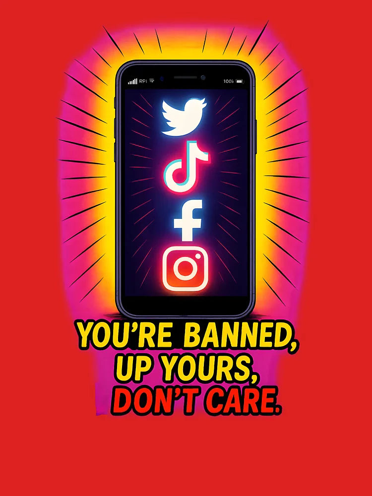 Media Platforms Don't Care If You're Banned Classic T-Shirt