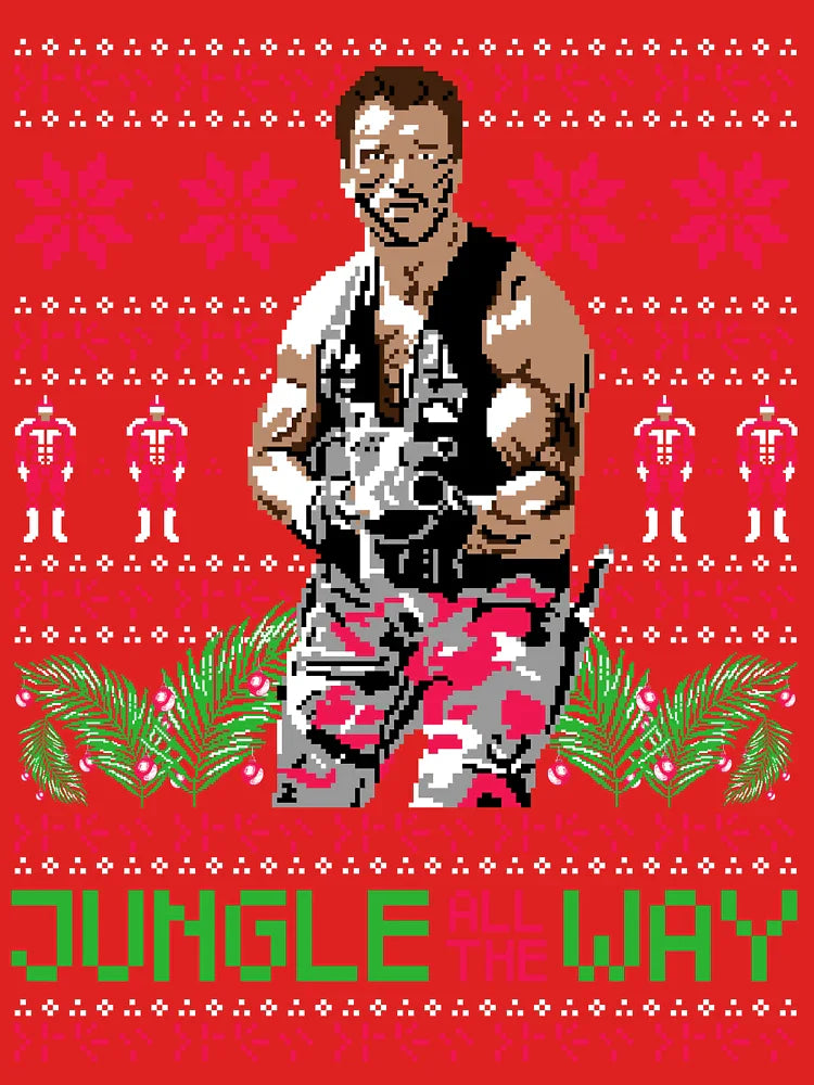 Jungle All The Way - Ugly Christmas Sweater Classic T-Shirt
